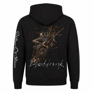 Children of Bodom Blooddrunk Black Zip Up Hoodie Bravado Mens Small Band Merch‎
